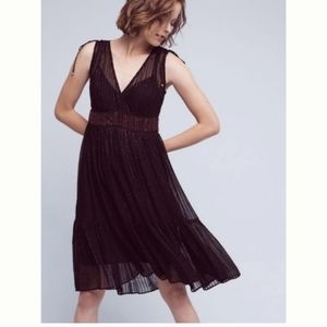 Anthropologie Floreat sheer midi dress